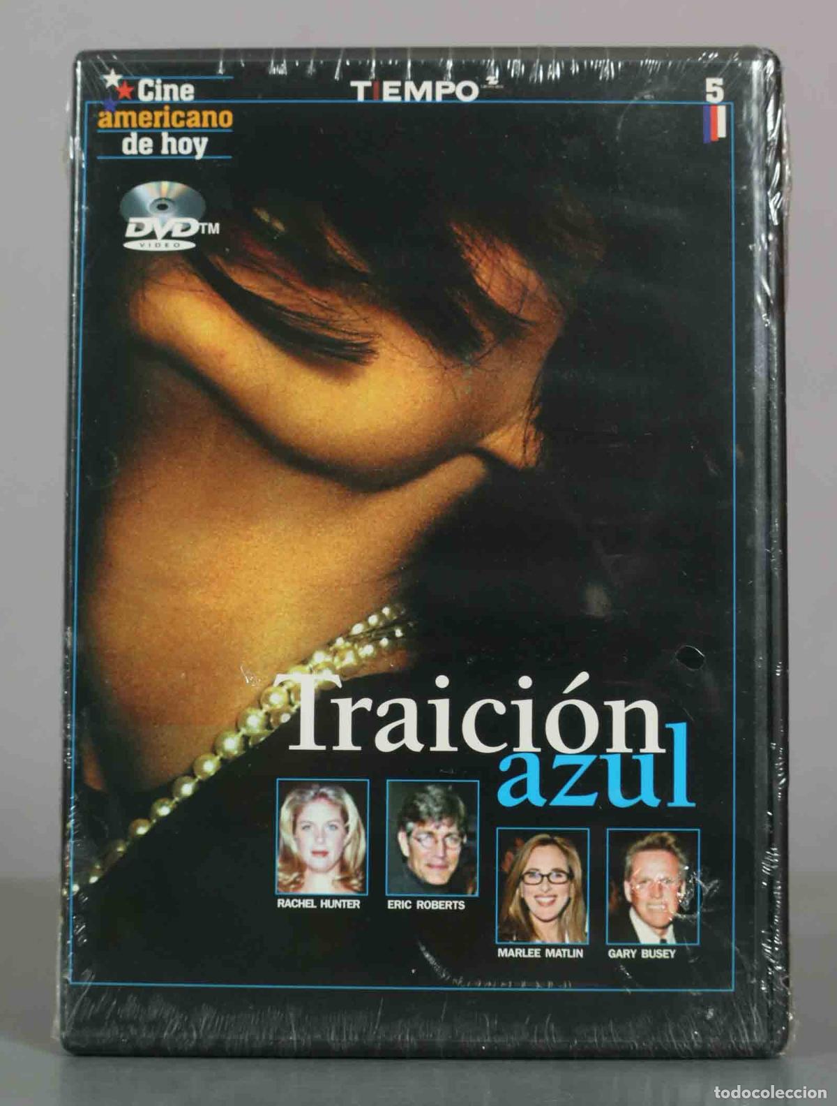 Cine: DVD. Traici&oacute;n azul - Rachel Hunter, Eric Roberts, Marlee Matlin, Gary Busey PRECINTADO