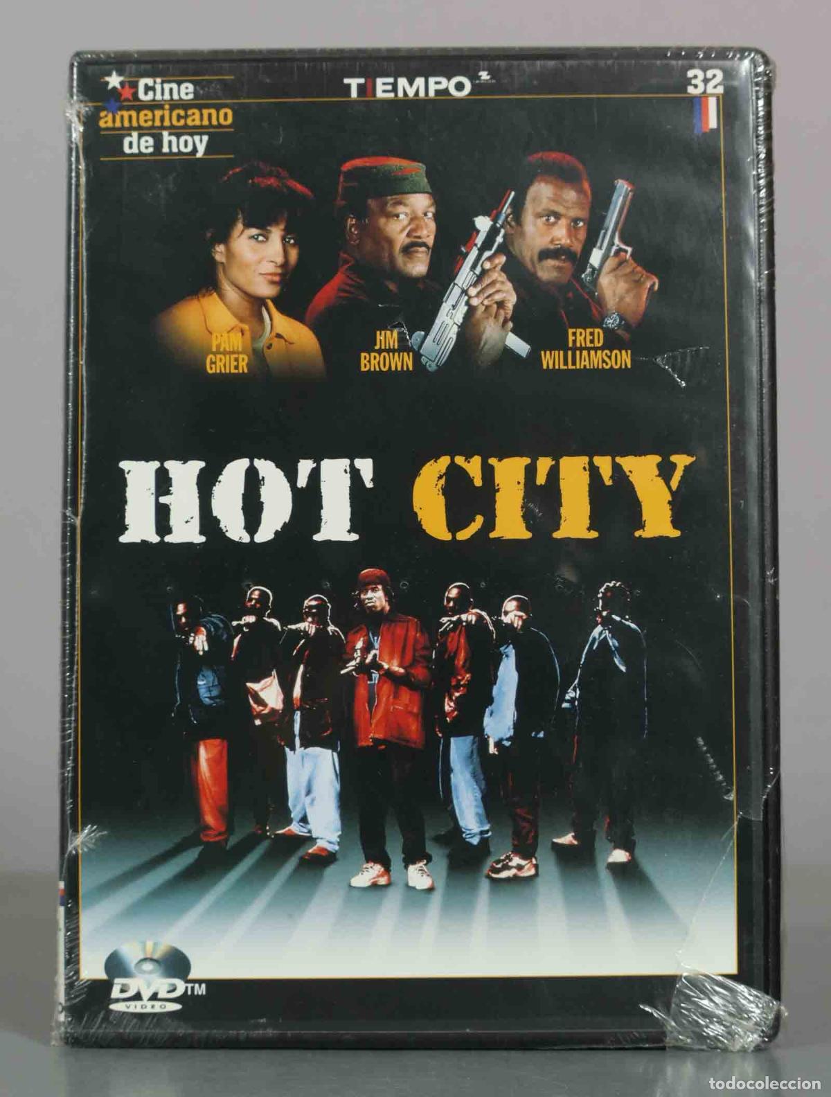 Cine: DVD. Hot City - Larry Cohen, Fred Williamson, Jim Brown, Pam Grier PRECINTADO