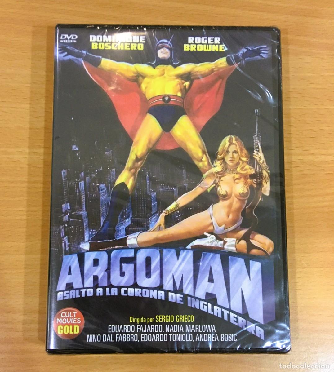 Cinema: DVD CINE SERIE B ITALIANA SUPERH&Eacute;ROES - ARGOMAN, ASALTO A LA CORONA DE INGLATERRA (1967). PRECINTADO