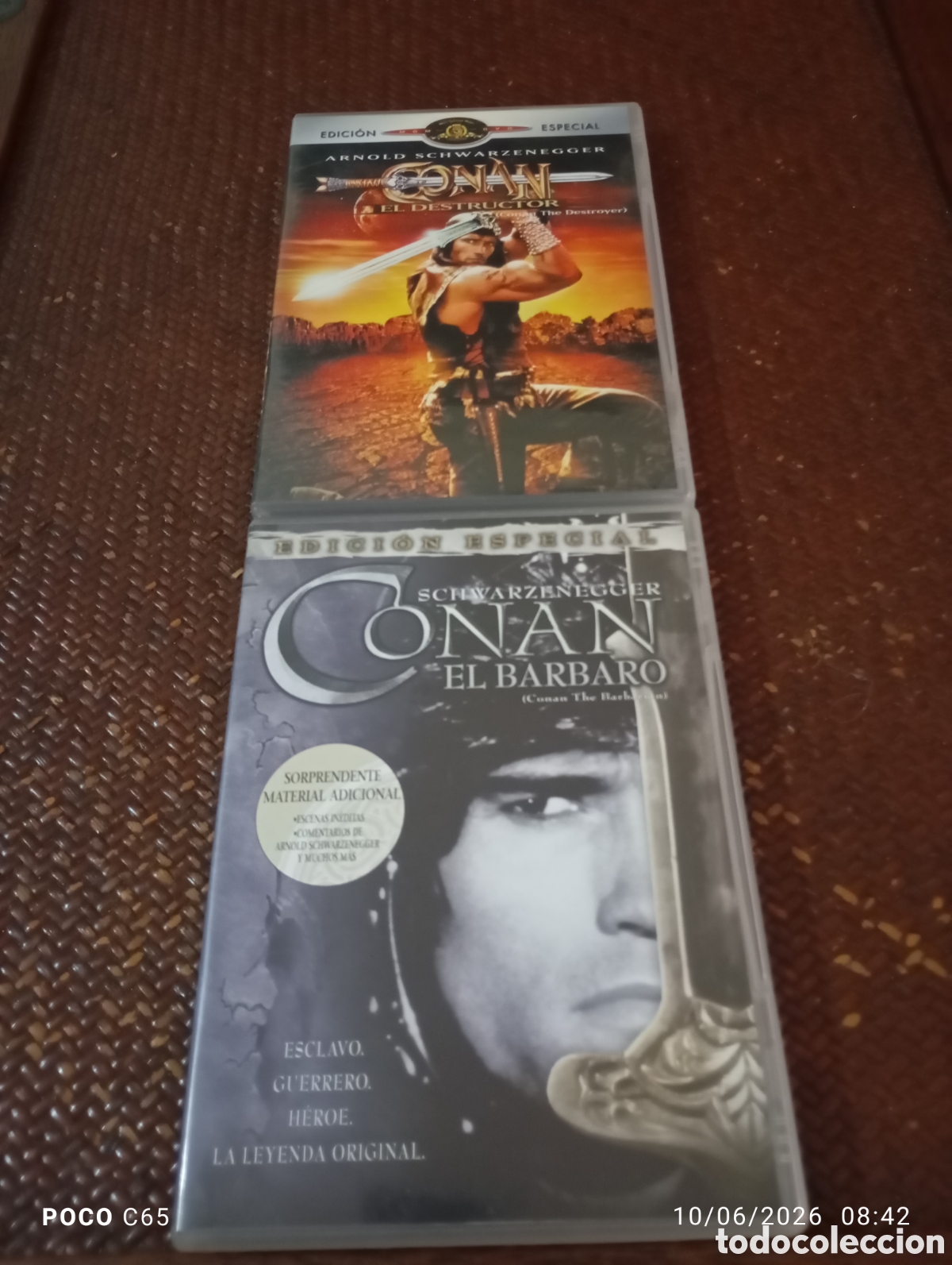 Cine: Conan el b&aacute;rbaro y Conan el destructor edici&oacute;n especial DVD