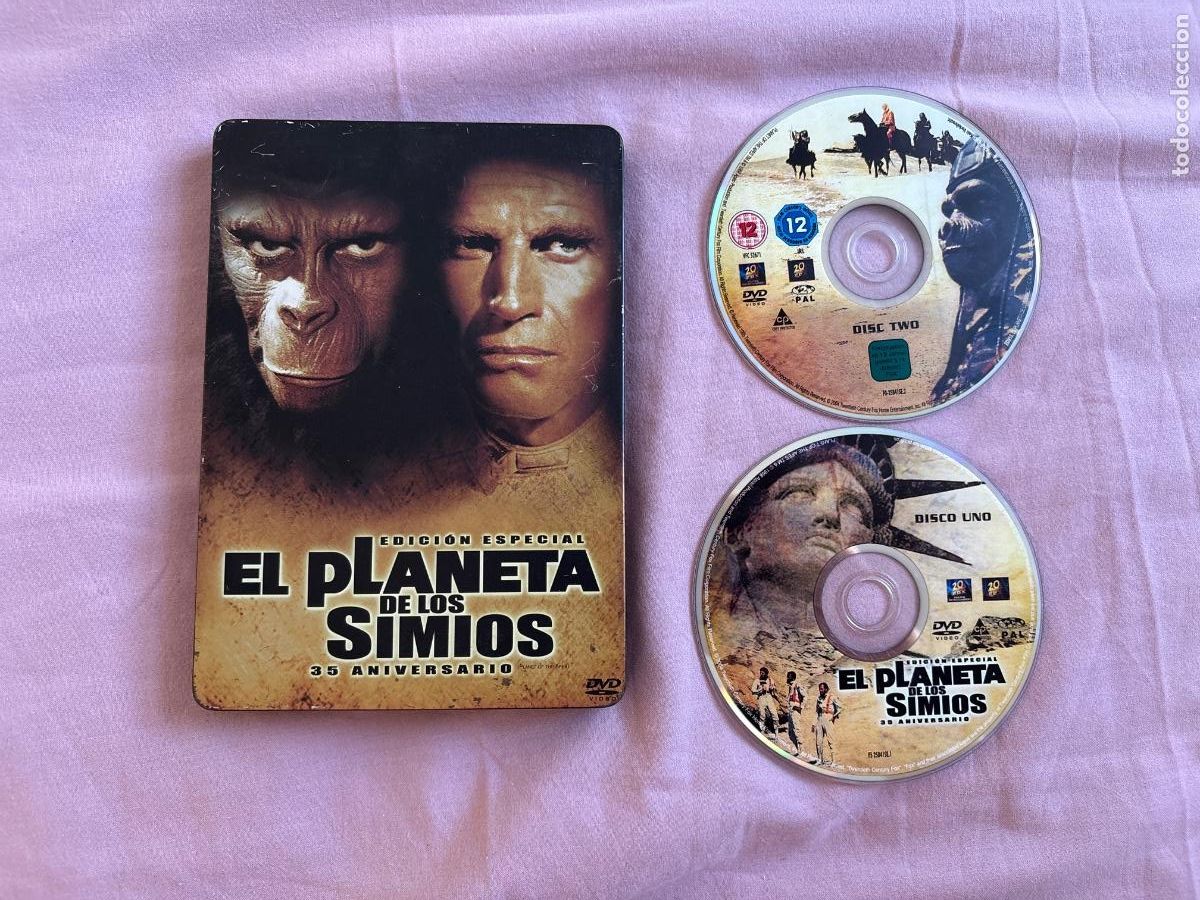 Cinema: DVD12. EL PLANETA DE LOS SIMIOS DVD STEELBOOK