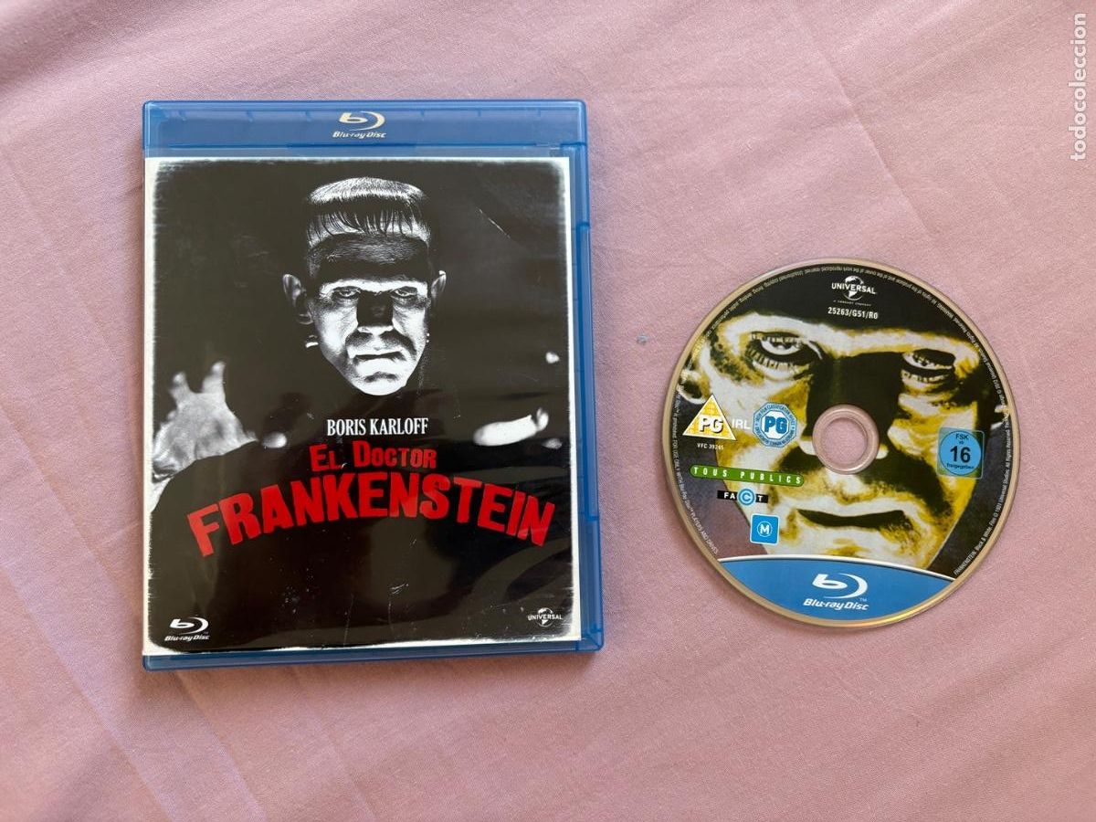Kino: DVD12. EL DOCTOR FRANKESTEIN BLURAY