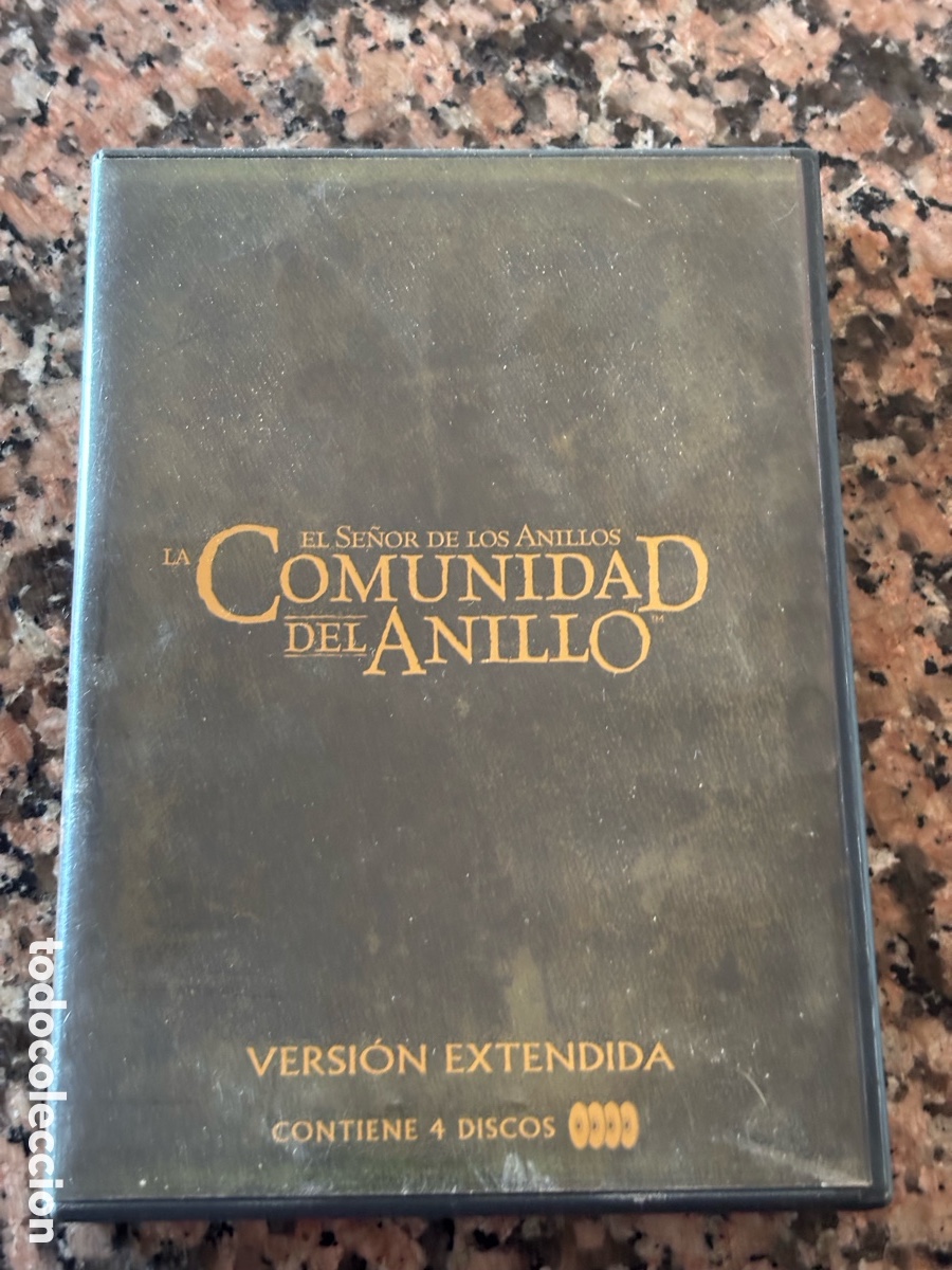 Cine: EL SE&Ntilde;OR DE LOS ANILLOS, LA COMUNIDAD DEL ANILLO, VERSION EXTENDIDA 4 DVDs