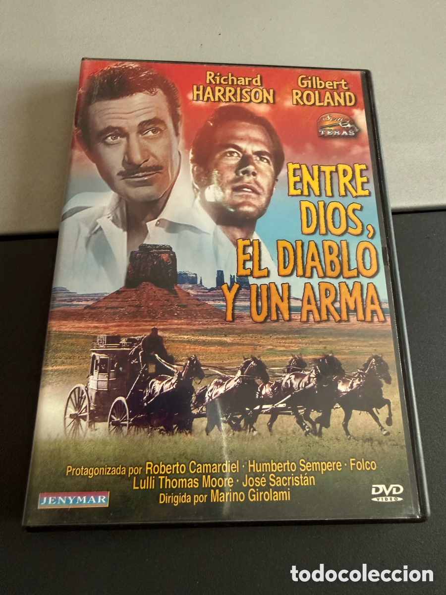 Cine: DVD. ENTRE DIOS ,EL DIABLO Y UN ARMA