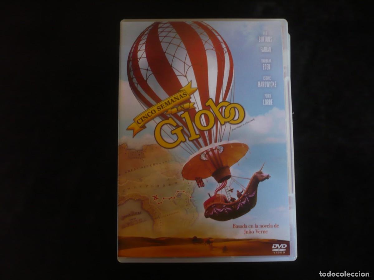 Cine: cinco semanas en globo - dvd casi como nuevo
