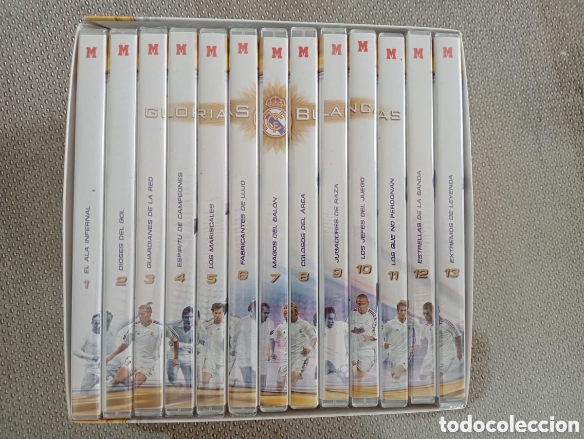 Cine: GLORIAS BLANCAS - Real Madrid 13 DVD Precintados