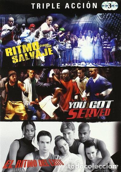 Cine: Pack Triple Acci&oacute;n: Ritmo Salvaje + You Got Served + El Ritmo Del &Eacute;xito- 8414533058124