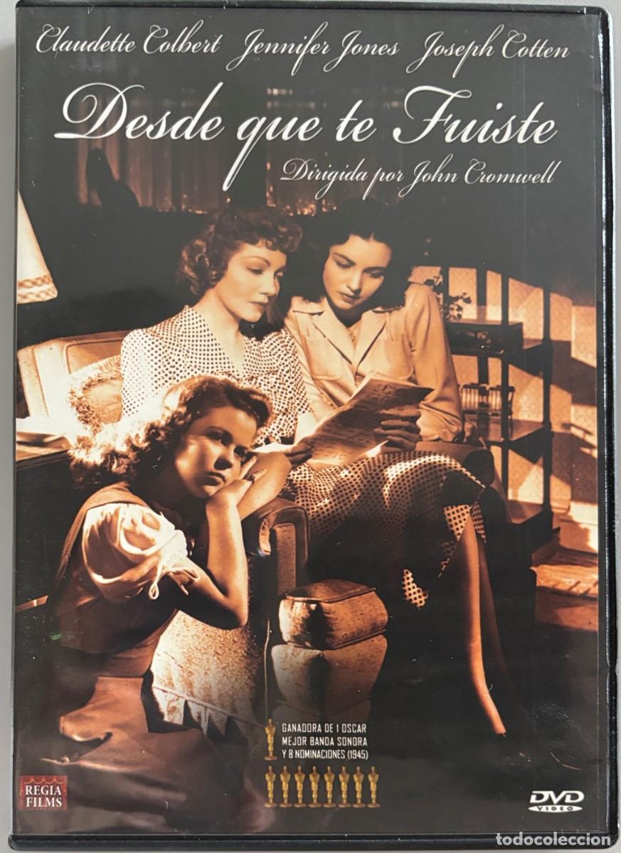 Cine: DESDE QUE TE FUISTE (1944) CLAUDETTE COLBERT, JENNIFER JONES, JOSEPH COTTEN -FILM JOHN CROMWELL