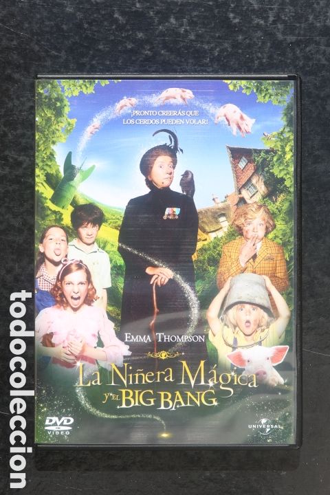 Cinema: DVD. LA NI&Ntilde;ERA M&Aacute;GICA Y EL BIG BANG. Emma Thompson (Harry Potter). Buen estado.