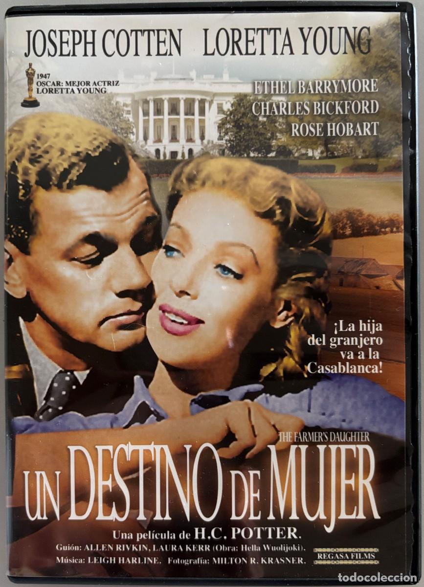 Cine: UN DESTINO DE MUJER (THE FAMERS DAUGHTER, 1947) JOSEPH COTTEN, LORETTA YOUNG -FILM H.C. POTTER