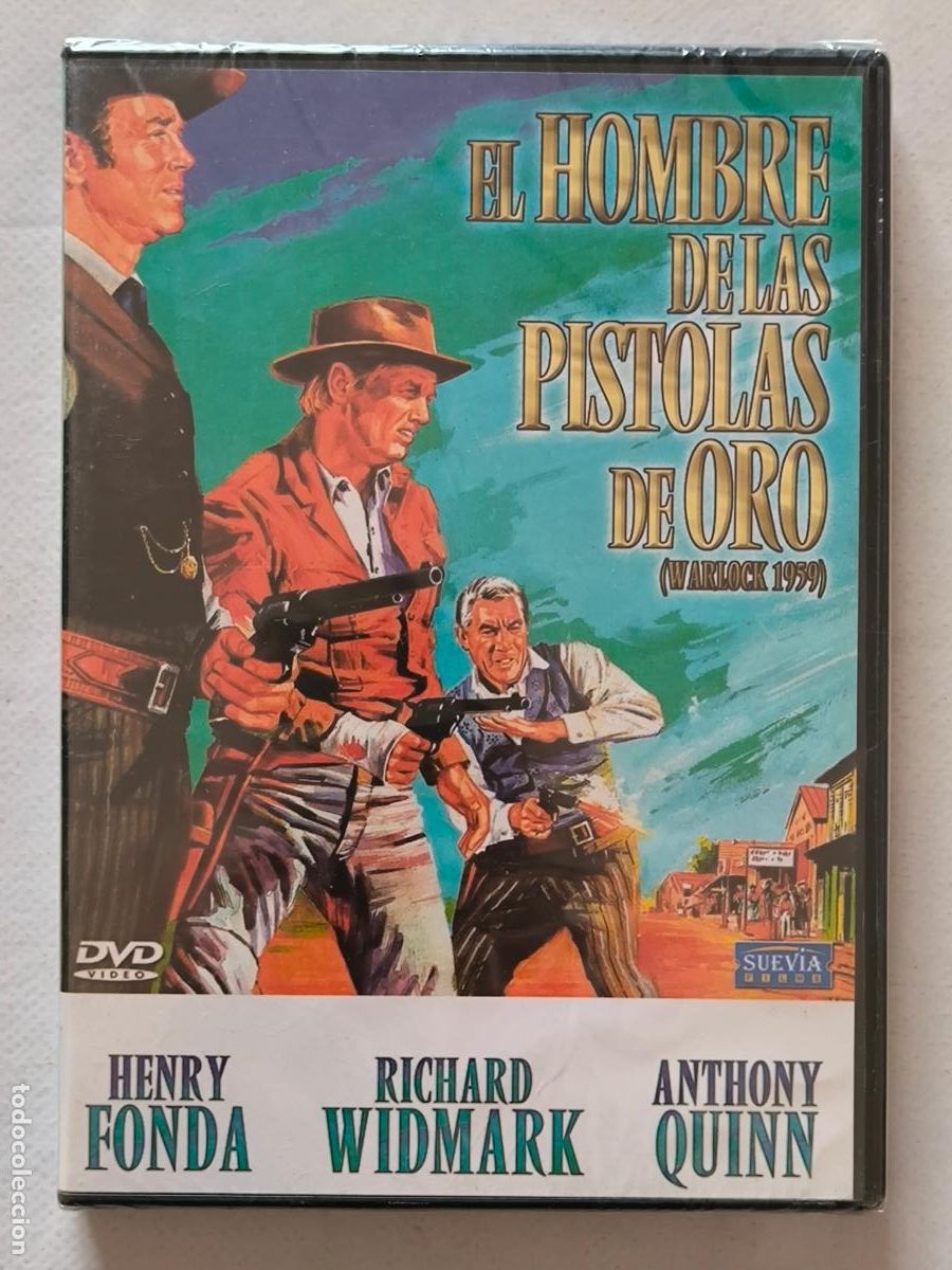 Cine: DVD EL HOMBRE DE LAS PISTOLAS DE ORO (WARLOCK 1959) - HENRY FONDA - NUEVO, PRECINTADO (019)