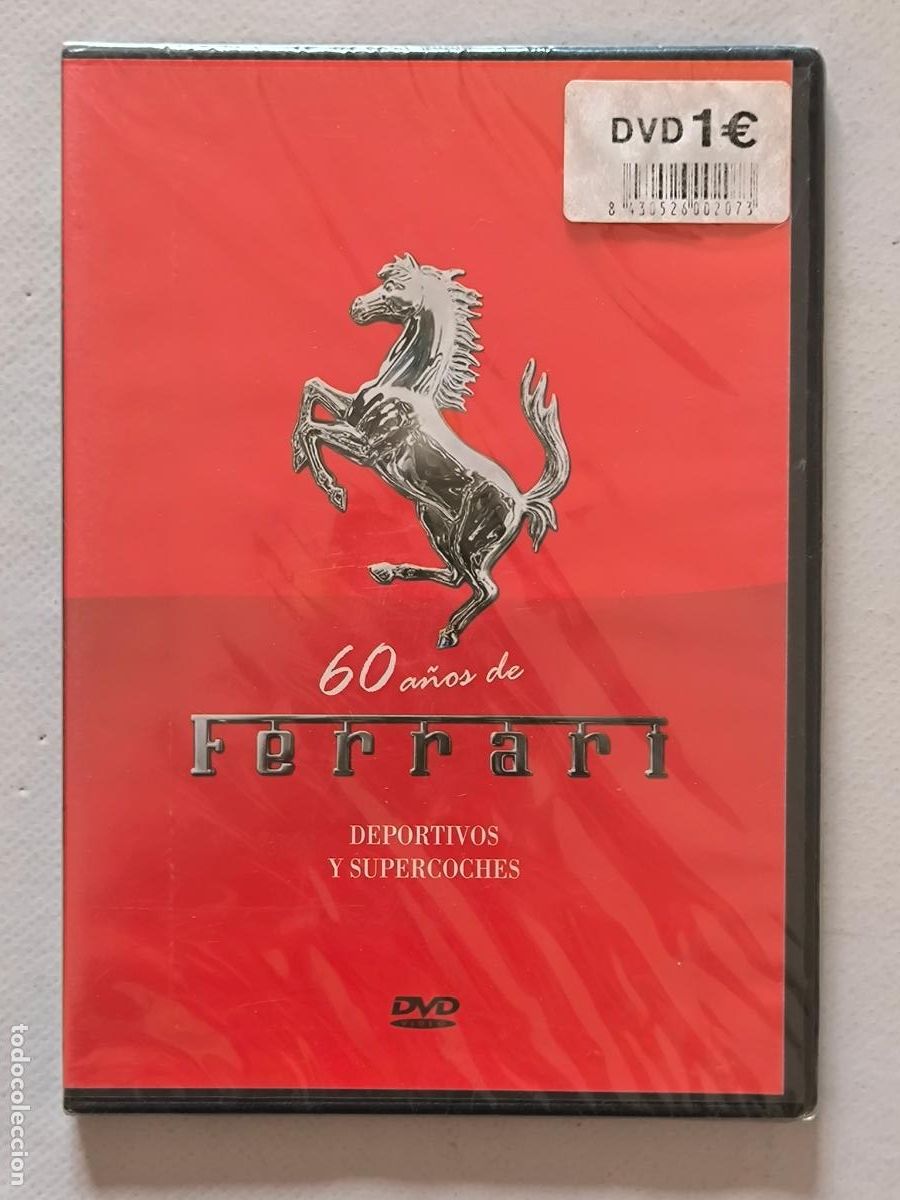 Cine: DVD 60 A&Ntilde;OS DE FERRARI - DEPORTIVOS Y SUPERCOCHES - CAJA SLIM - NUEVO, PRECINTADO (019)