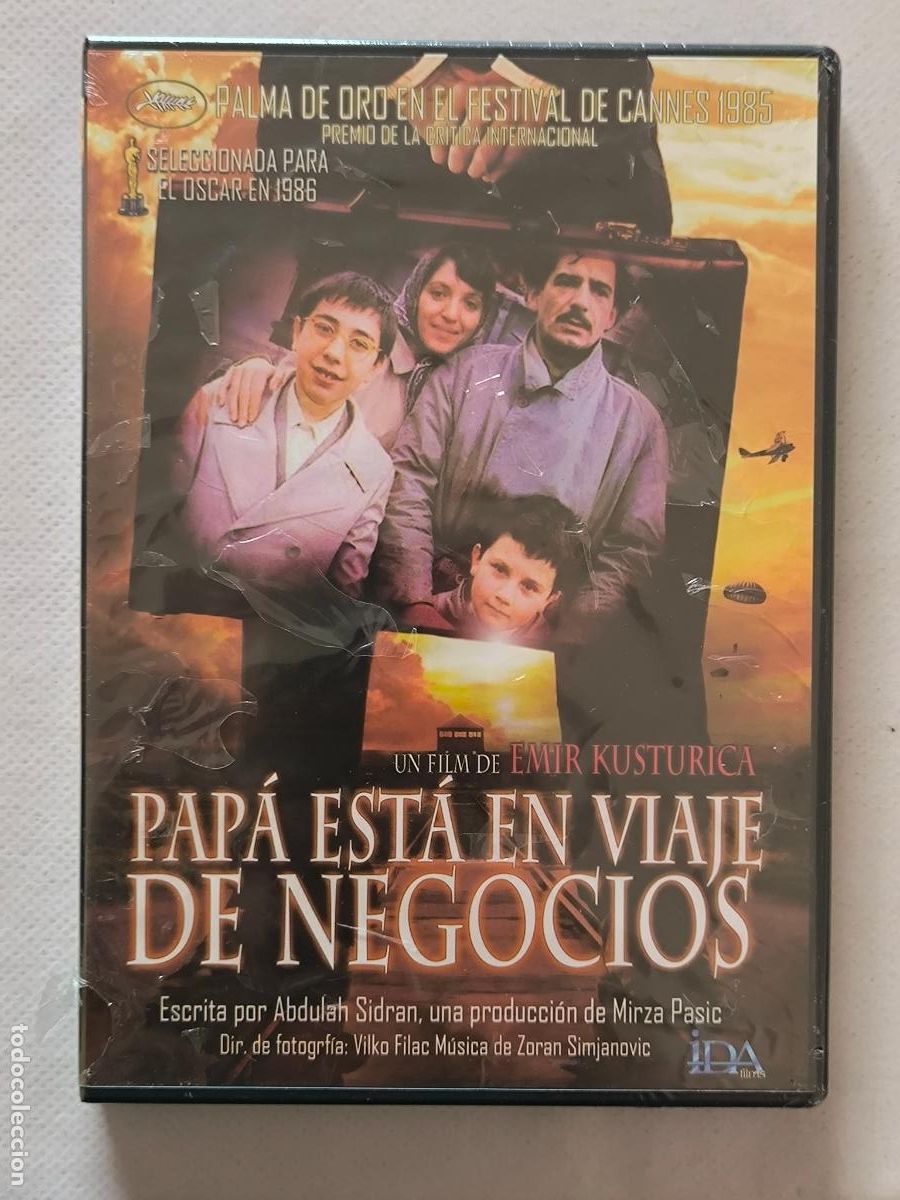Cine: DVD PAPA ESTA EN VIAJE DE NEGOCIO - EMIR KUSTURICA - NUEVO, PRECINTADO (019)