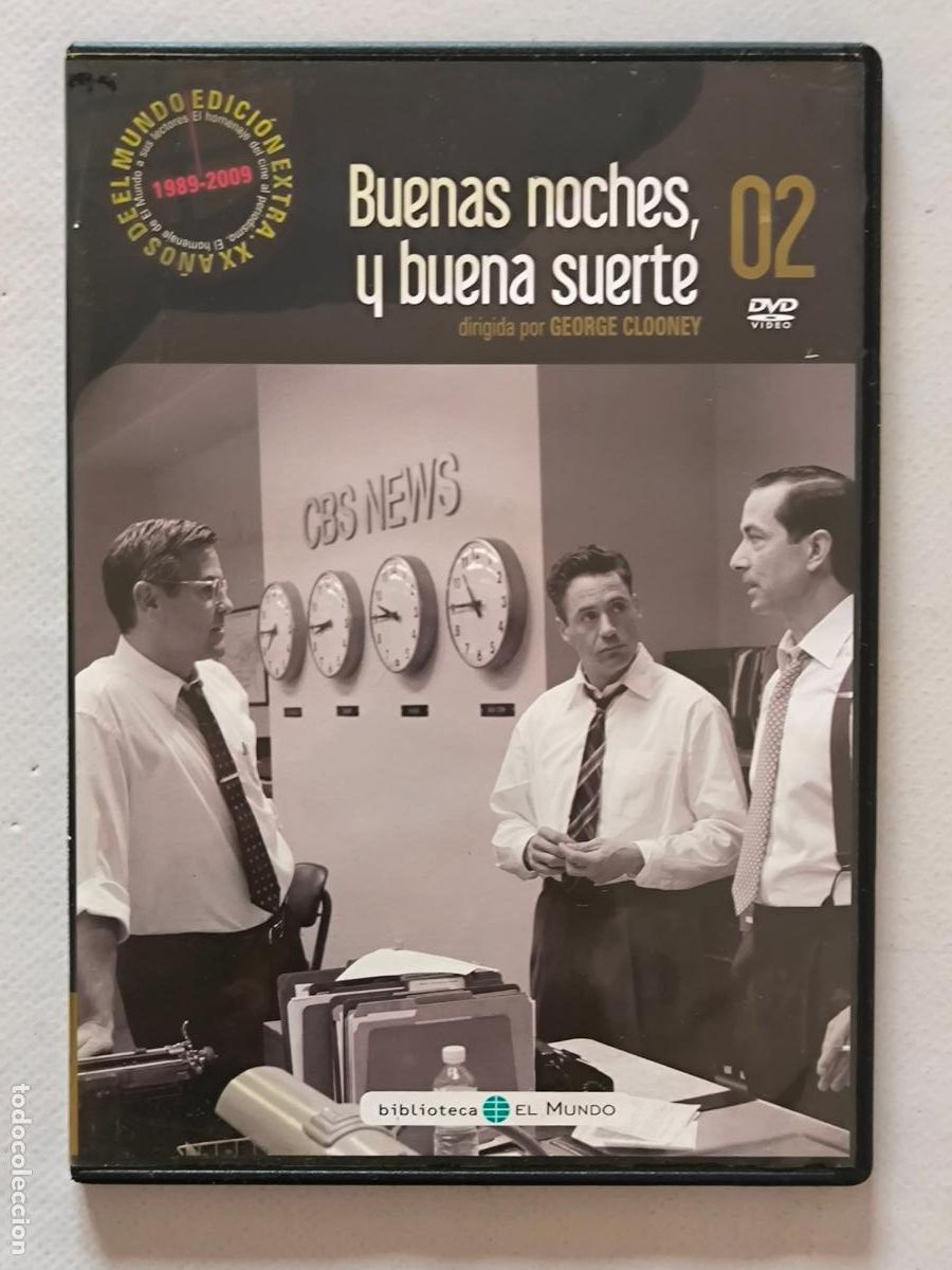 Cine: DVD BUENAS NOCHES, Y BUENA SUERTE - CAJA SLIM (020)