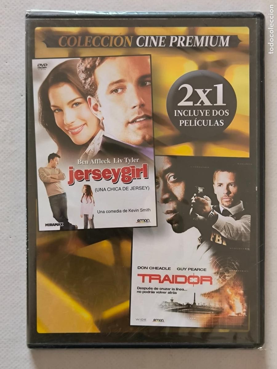 Cine: DVD JERSEY GIRL / TRAIDOR - 2 PELICULAS - CAJA SLIM - NUEVO, PRECINTADO (020)