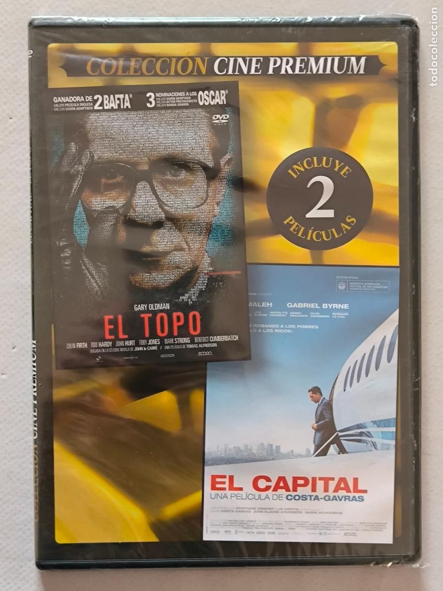 Cine: DVD EL CAPITAL / EL TOPO - 2 PELICULAS - CAJA SLIM - NUEVO, PRECINTADO (020)
