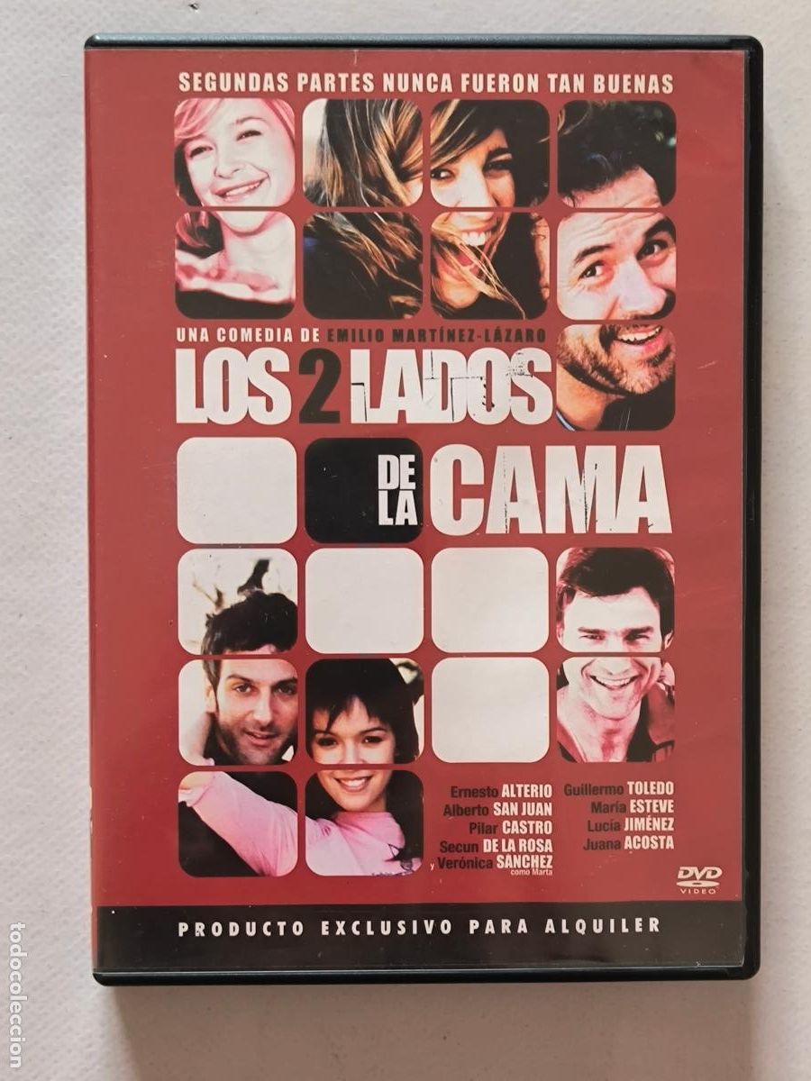 Cine: DVD LOS 2 LADOS DE LA CAMA - EDICION DE ALQUILER (021)