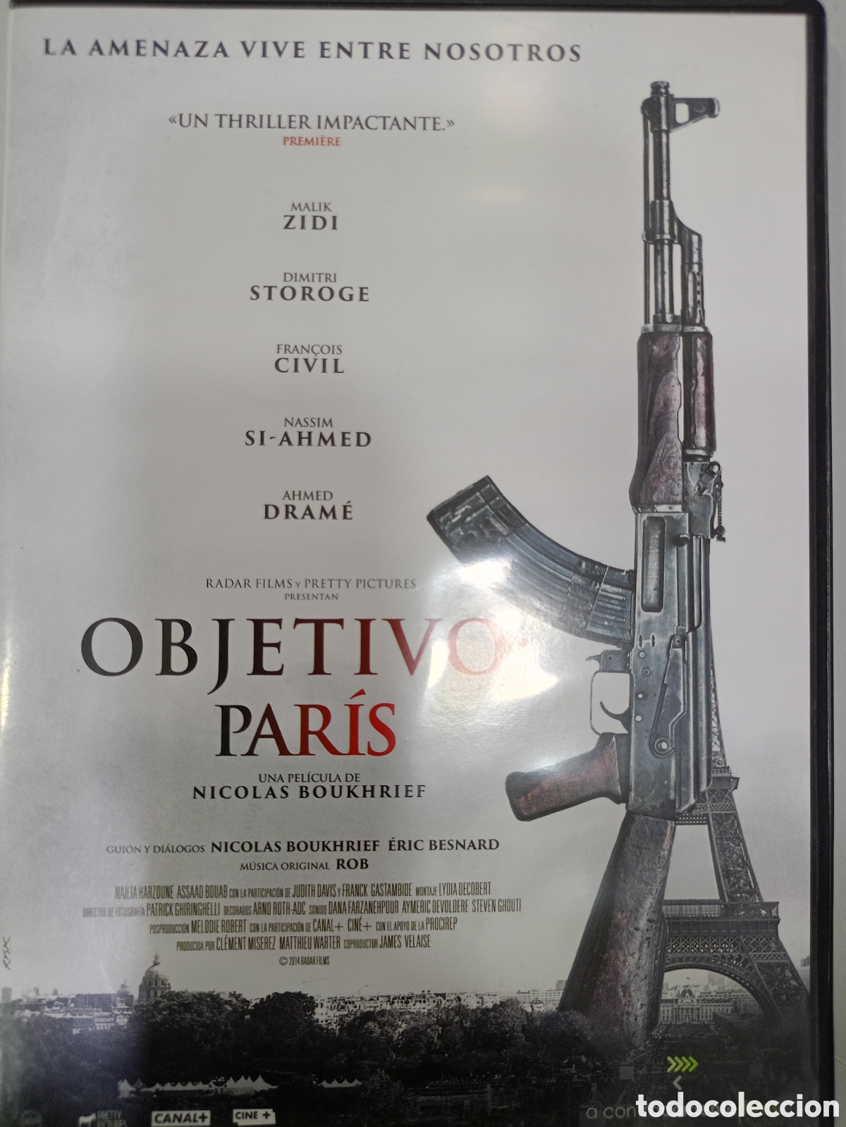 Cine: DVD Objetivo Par&iacute;s - buena