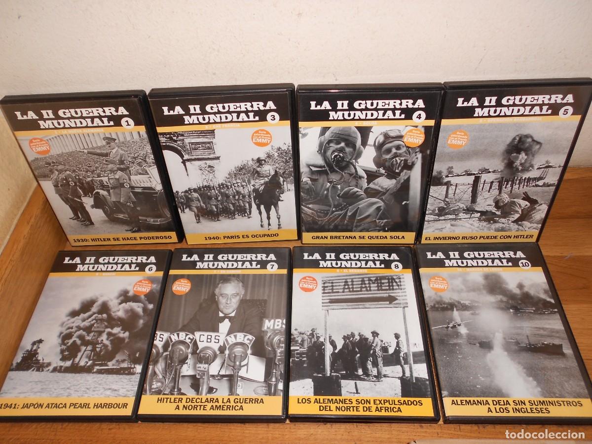 Cine: la II GUERRA MUNDIAL / la SEGUNDA GUERRA MUNDIAL : HITLER - LOTE de 8 DVDs - 1&euro;y+
