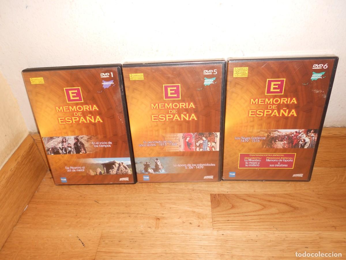 Cine: MEMORIA de ESPA&Ntilde;A - LOTE de 3 DVDs PRECINTADOS - 1&euro;y+