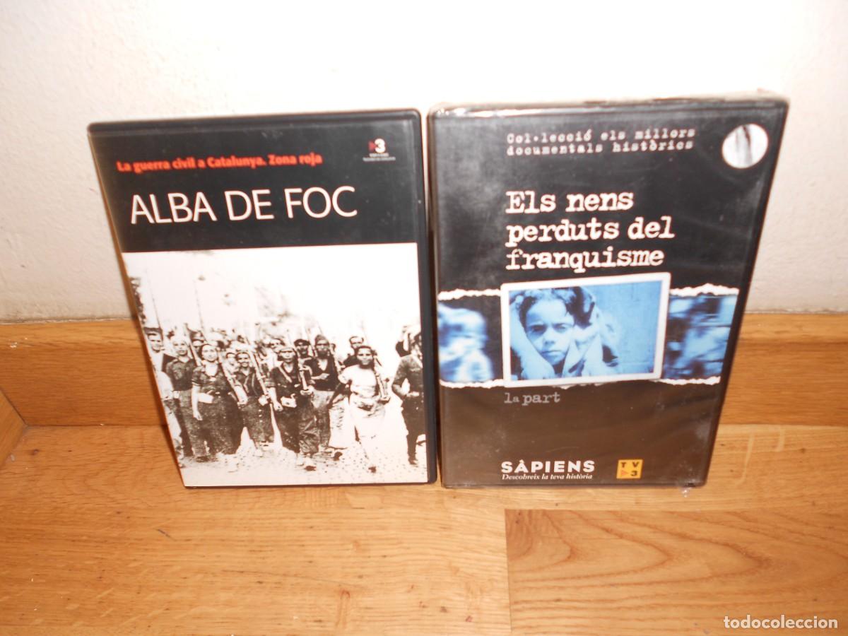 Cine: ALBA de FOC + els NENSPERDUTS del FRANQUISME 1&ordf; part - LOTE de 2 DVDs en CATALAN - 1&euro;y+