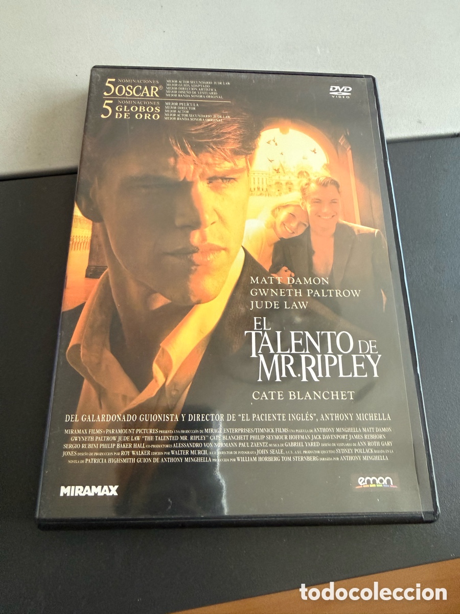 Cine: DVD. EL TALENTO DE Mr RIPLEY
