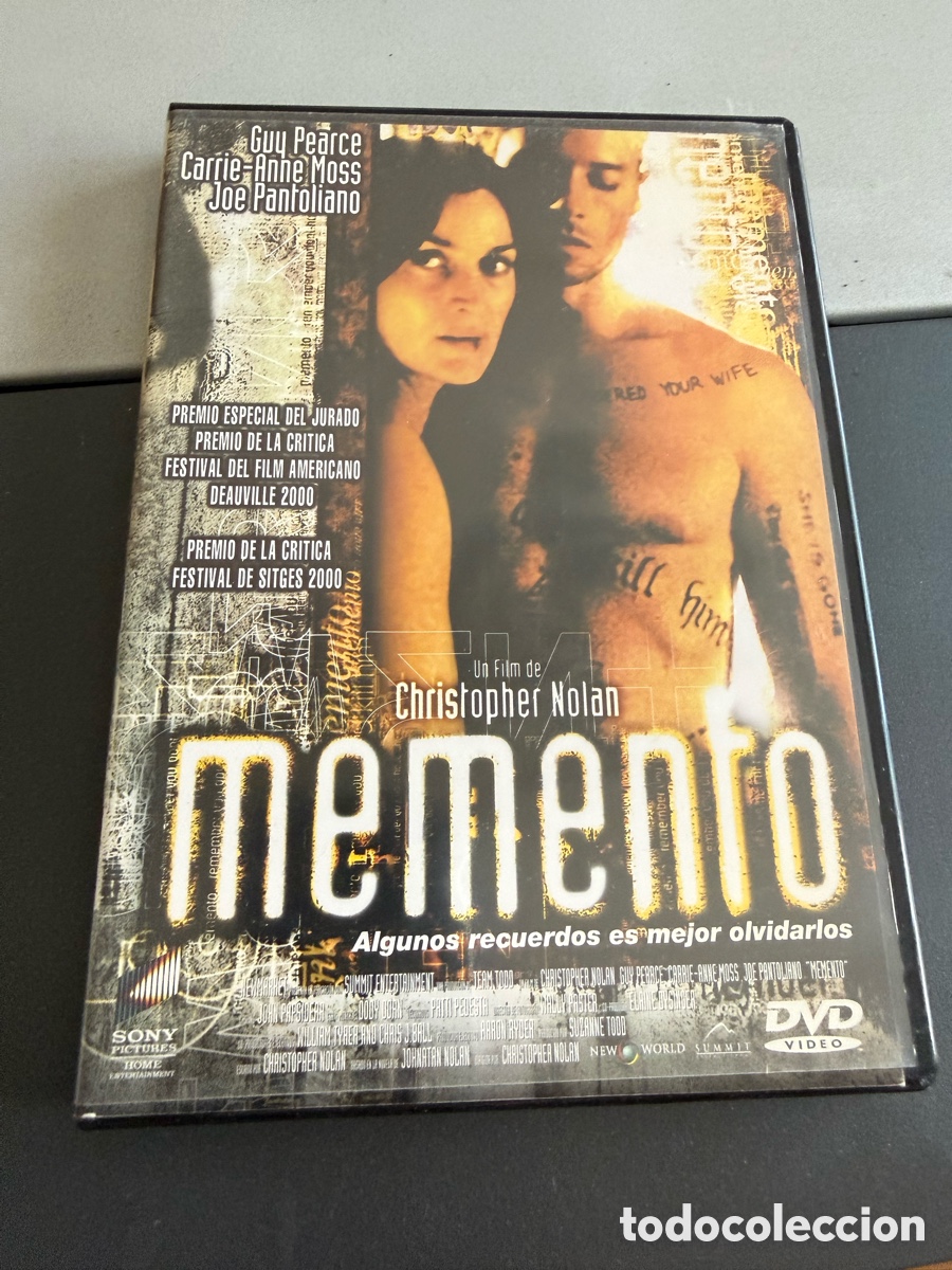 Cine: DVD. MEMENTO. C.NOLAN
