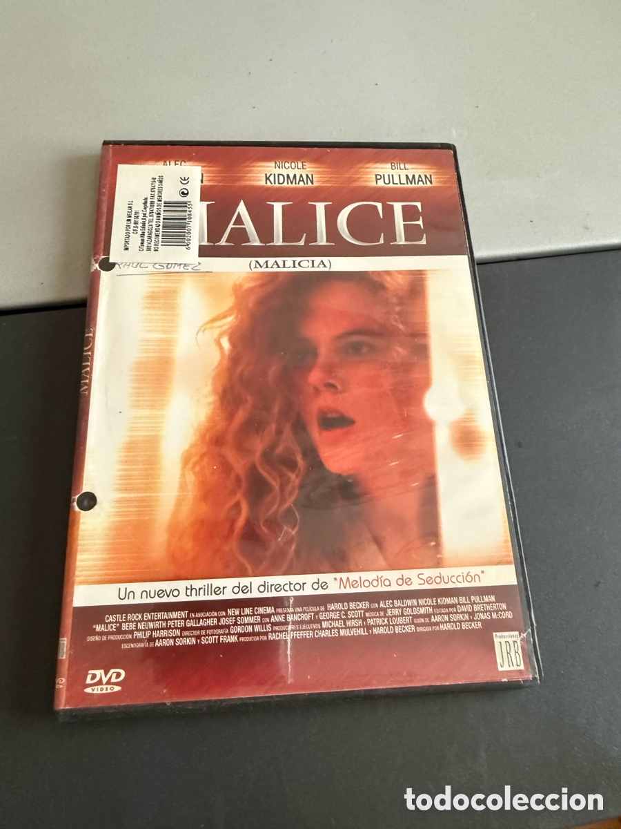 Cine: DVD. MALICIA. Caja Fina
