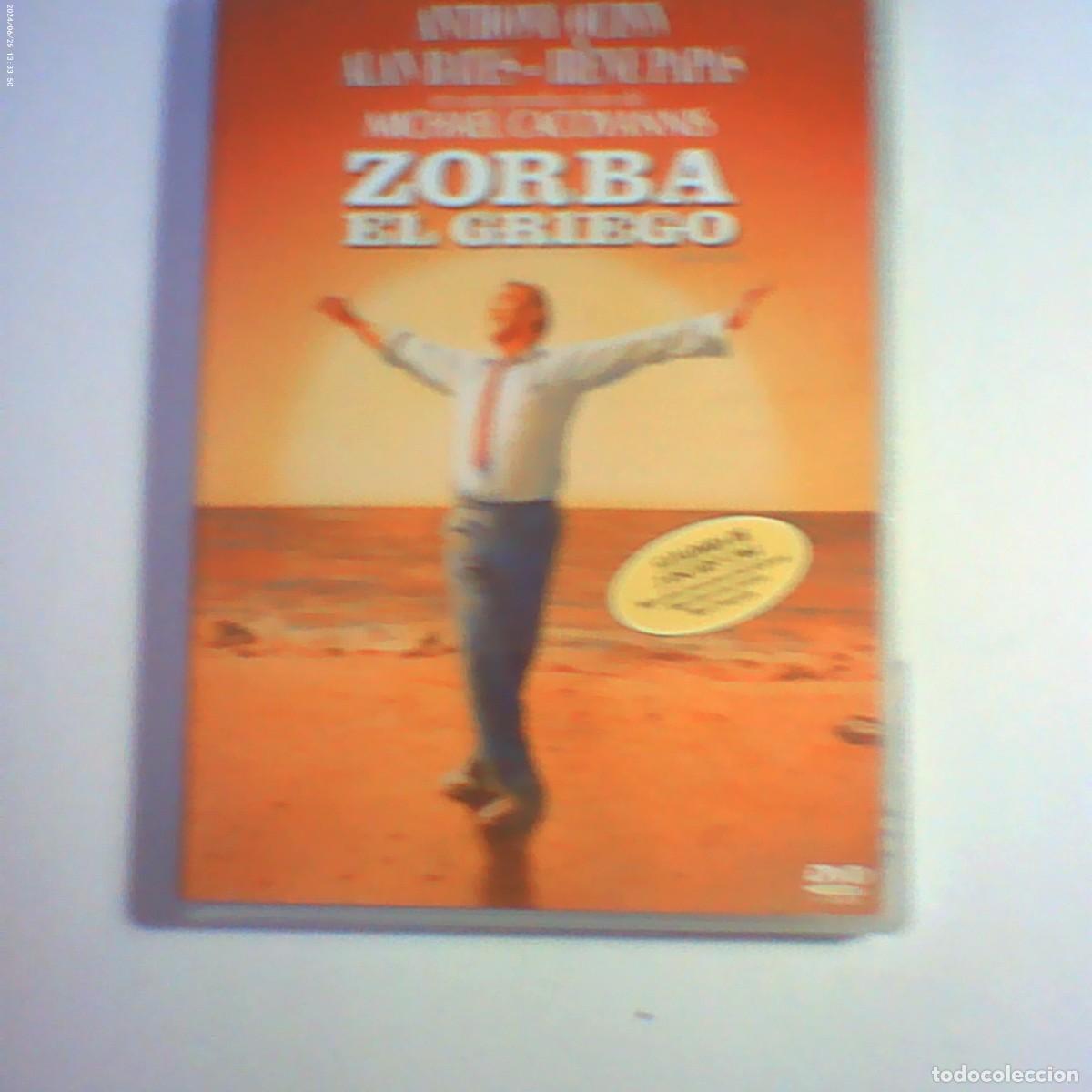 Cine: dvd zorba el griego. anthony quinn. 136 min (seminuevo)