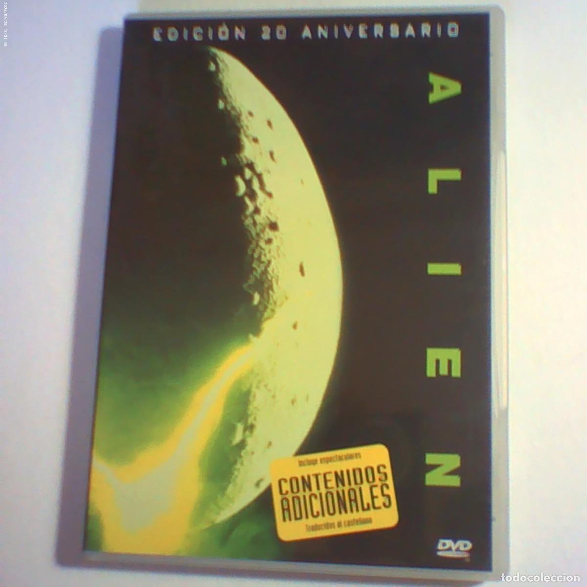 Cine: dvd alien. sigourney weaver. 112 min. edici&oacute;n 20 aniversario (seminuevo)