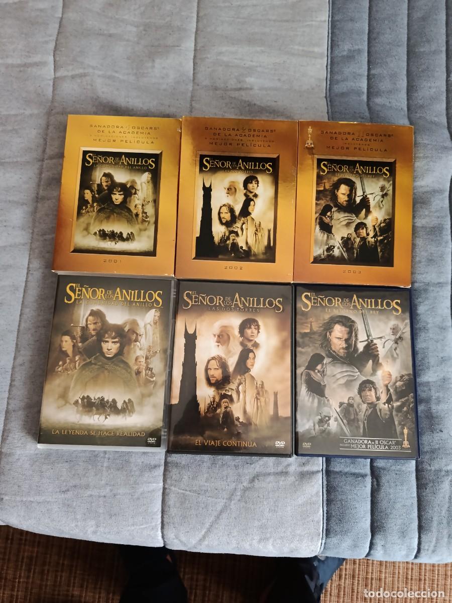 Cine: TRILOGIA EL SE&Ntilde;OR DE LOS ANILLOS *** DOBLES CAJAS Y 6 DISCOS EN DVD