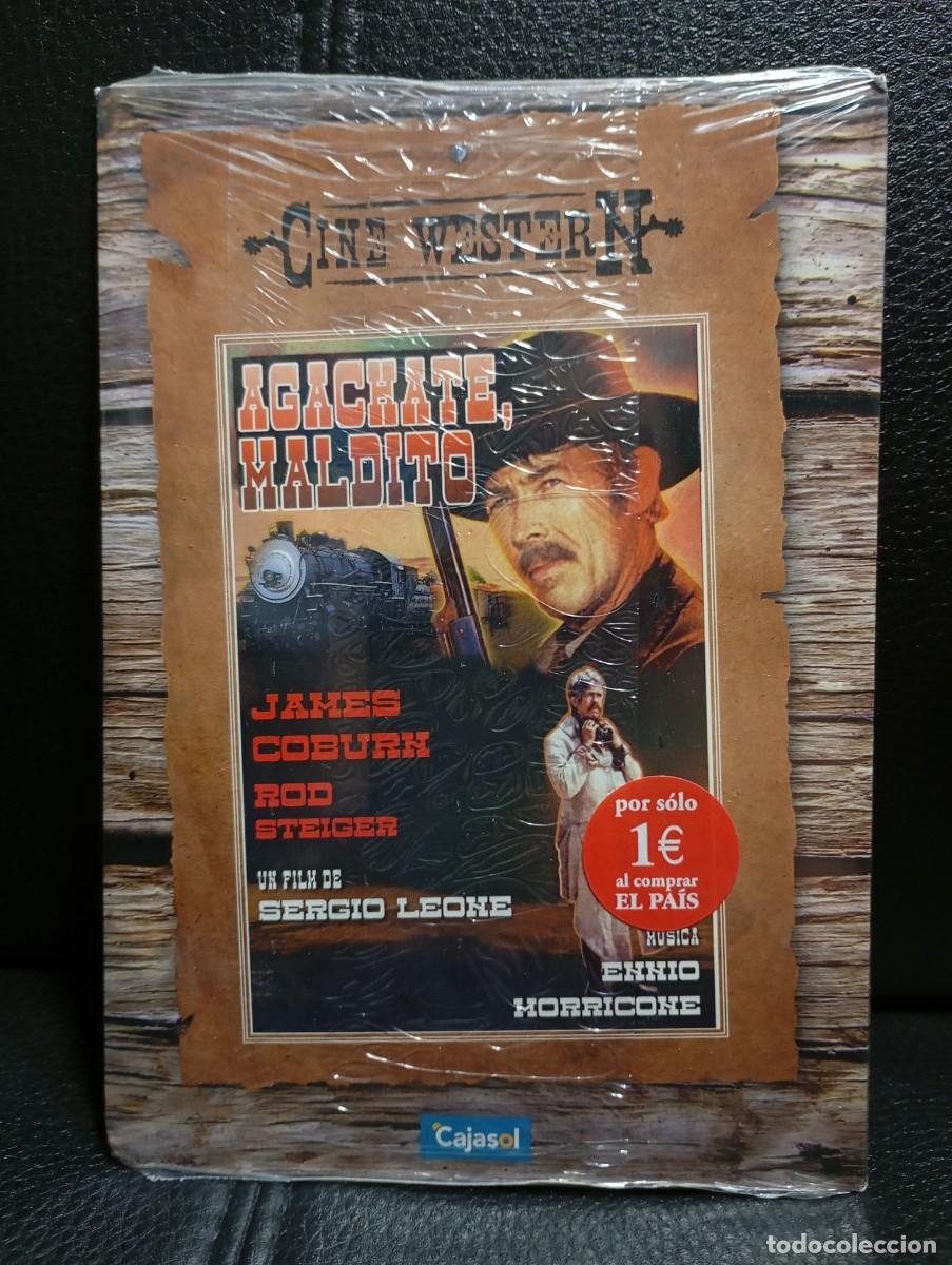Cin&eacute;ma: AGACHATE MALDITO - DVD - PORTADA DE CARTON - PRECINTADO - CINE WESTERN - JAMES COBURN - ROD STEIGER