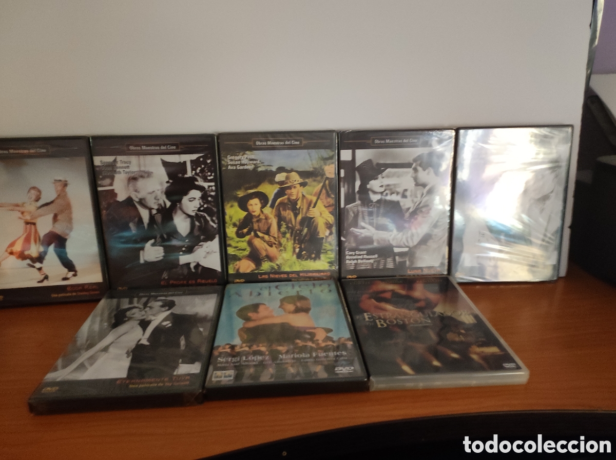 Cine: Lote 8 Pel&iacute;culas DVD - Colecci&oacute;n Obras Maestras del Cine