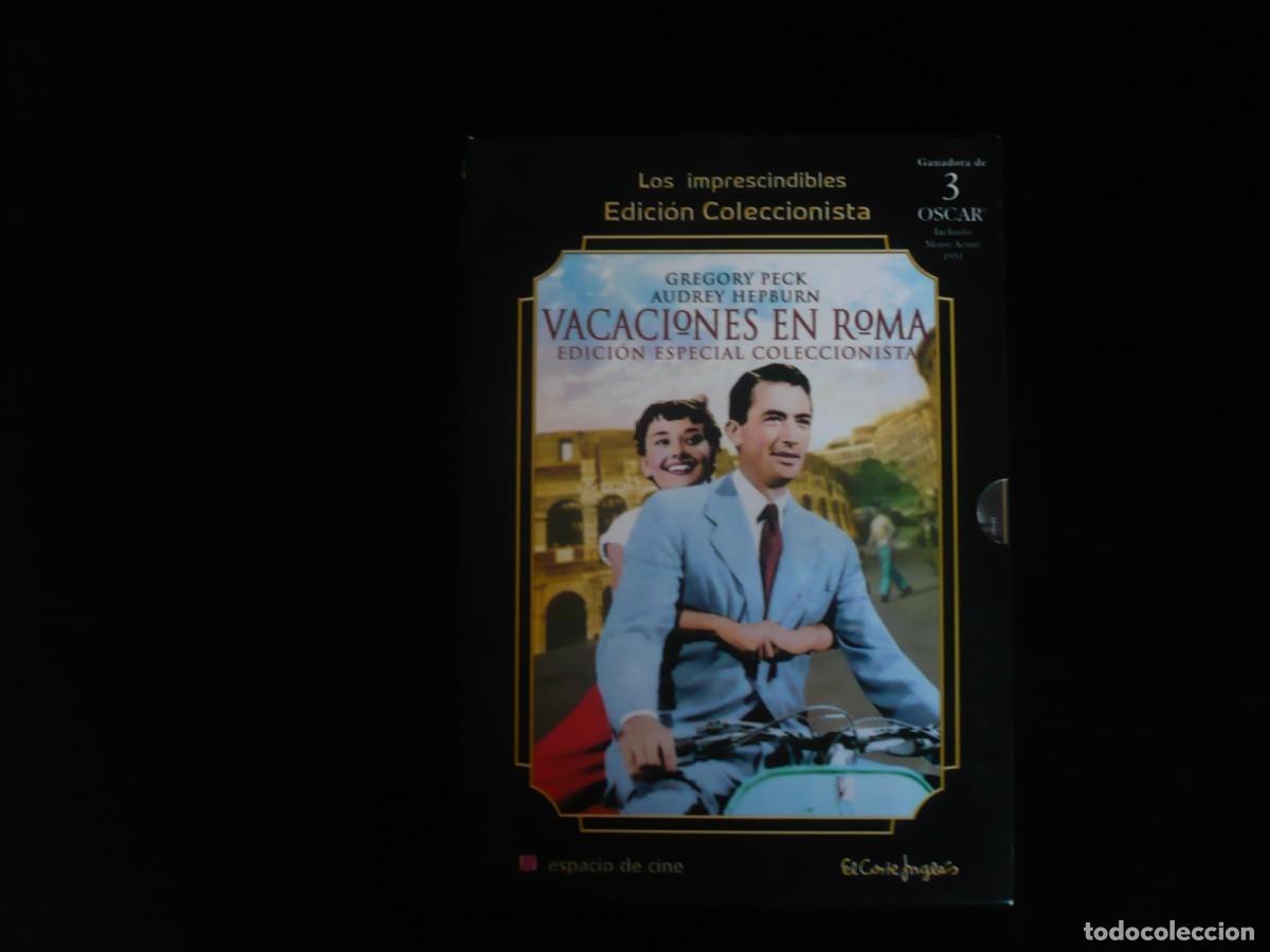 Cine: vacaciones en roma - edicion coleccionista con librito - dvd como nuevo