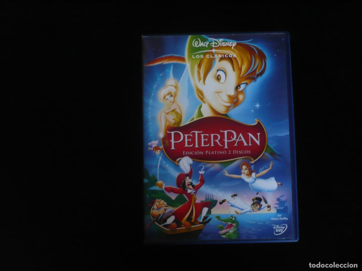 Cine: peter pan - edicion platino 2 discos - dvd casi como nuevo con librito