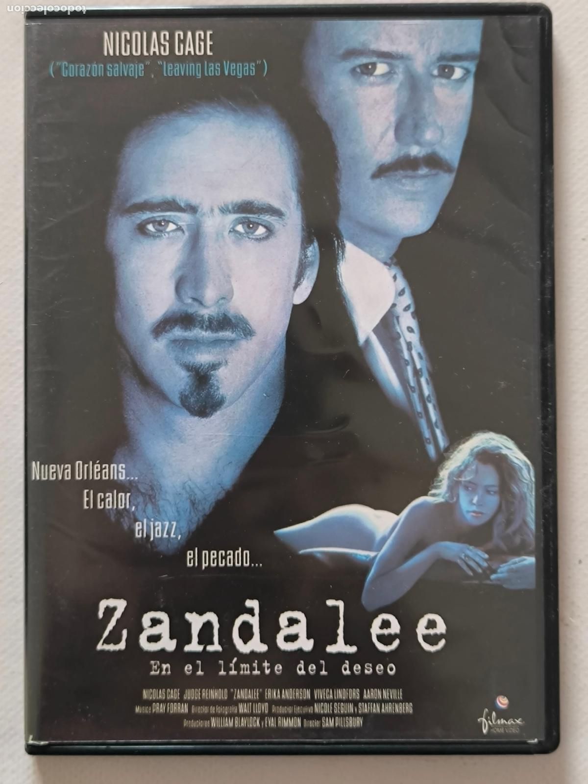 Cine: DVD ZANDALEE - EN EL LIMITE DEL DESEO - NICOLAS CAGE - CAJA SLIM (024)