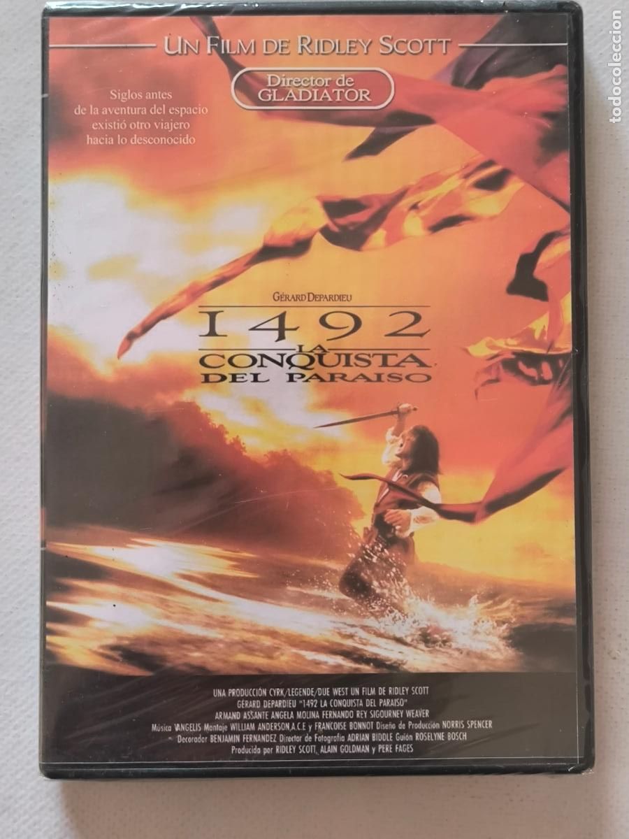 Cine: DVD 1492 LA CONQUISTA DEL PARAISO - RIDLEY SCOTT - NUEVO, PRECINTADO (026)