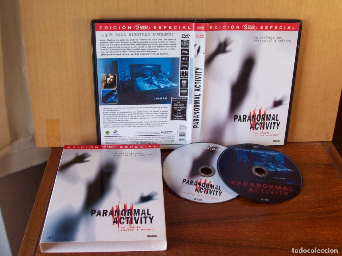 Cine: PARANOMAL ACTIVITY - DOBLE DVD EDICION ESPECIAL CON ESTUCHE DE CARTON