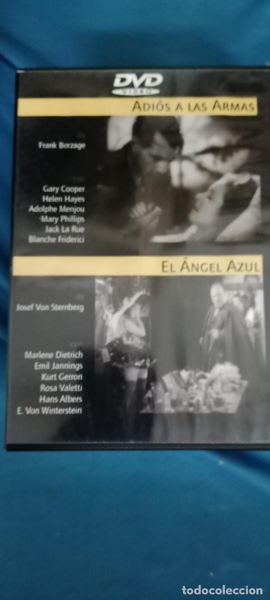 Cine: ADIOS A LAS ARMAS EL ANGEL AZUL DVD CINE GG-TOF