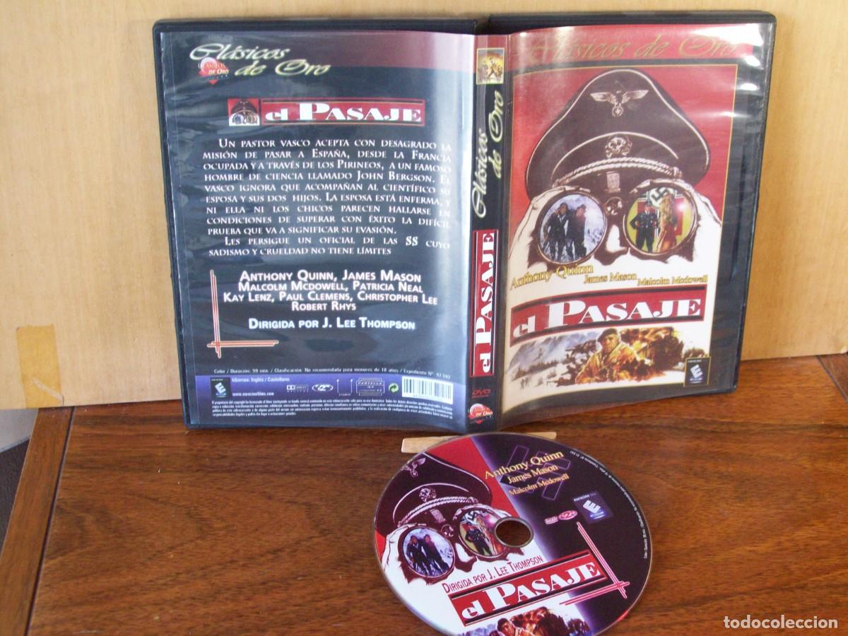 Cine: EL PASAJE - ANTHONY QUINN - JAMES MASON - MALCOLM MCDOWELL - DVD