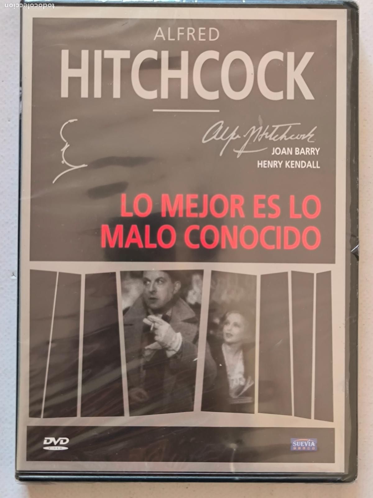 Cine: DVD LO MEJOR ES LO MALO CONOCIDO - ALFRED HITCHCOCK - NUEVO, PRECINTADO (027)