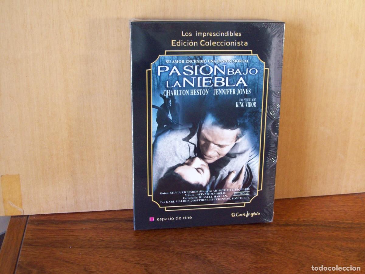 Cine: PASION BAJO LA NIEBLA - CHARLTON HESTON - JENNIFER JONES - DVD + LIBRO EDICION COLECCIONISTAS