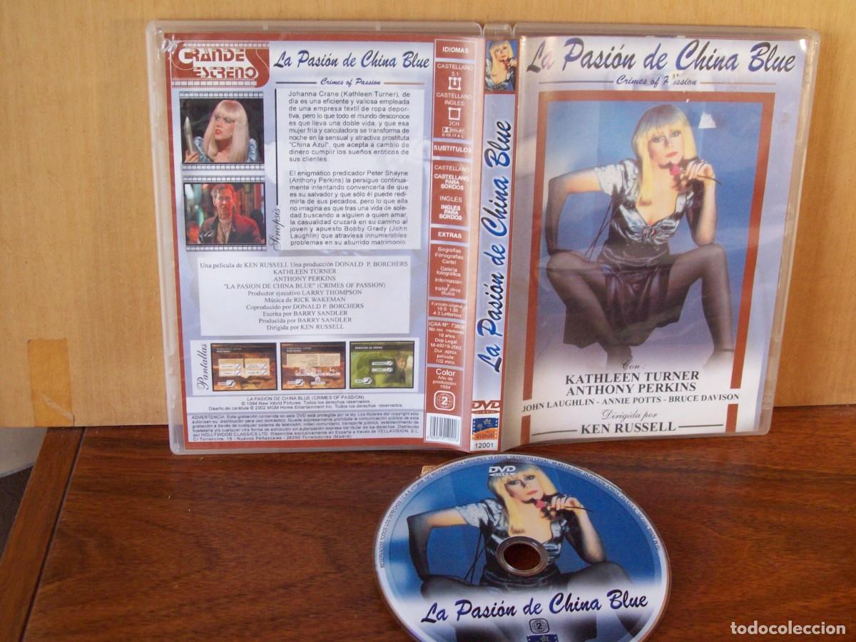 Cinema: LA PASION DE CHINA BLUE - KATHELEEN TURNER - ANTHONY PERKINS . JOHN LAUGHLIN - DVD