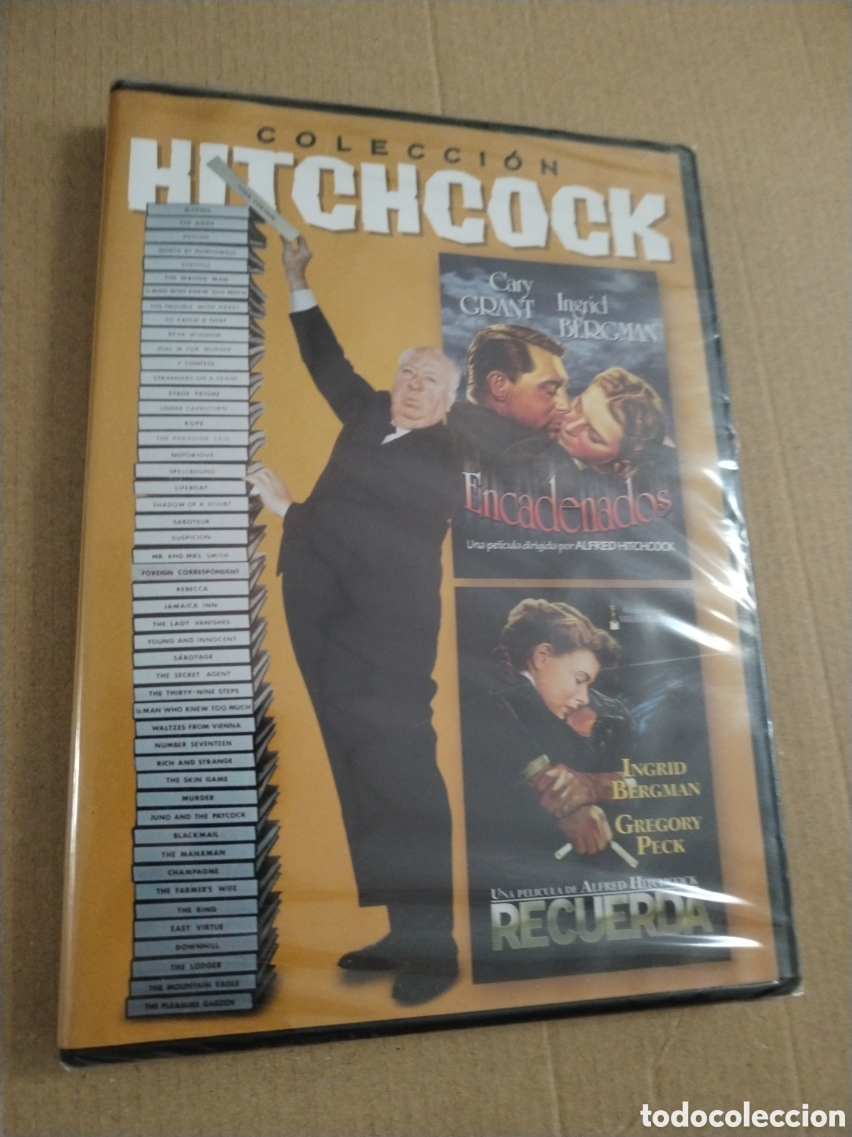 Cinema: Colecci&oacute;n Hitchcock. Encadenados. Recuerda. DVD. Precintado
