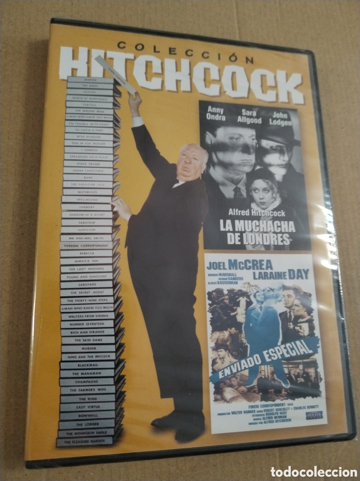 Cinema: Colecci&oacute;n Hitchcock. La muchacha de Londres. Enviado especial. DVD. Precintado