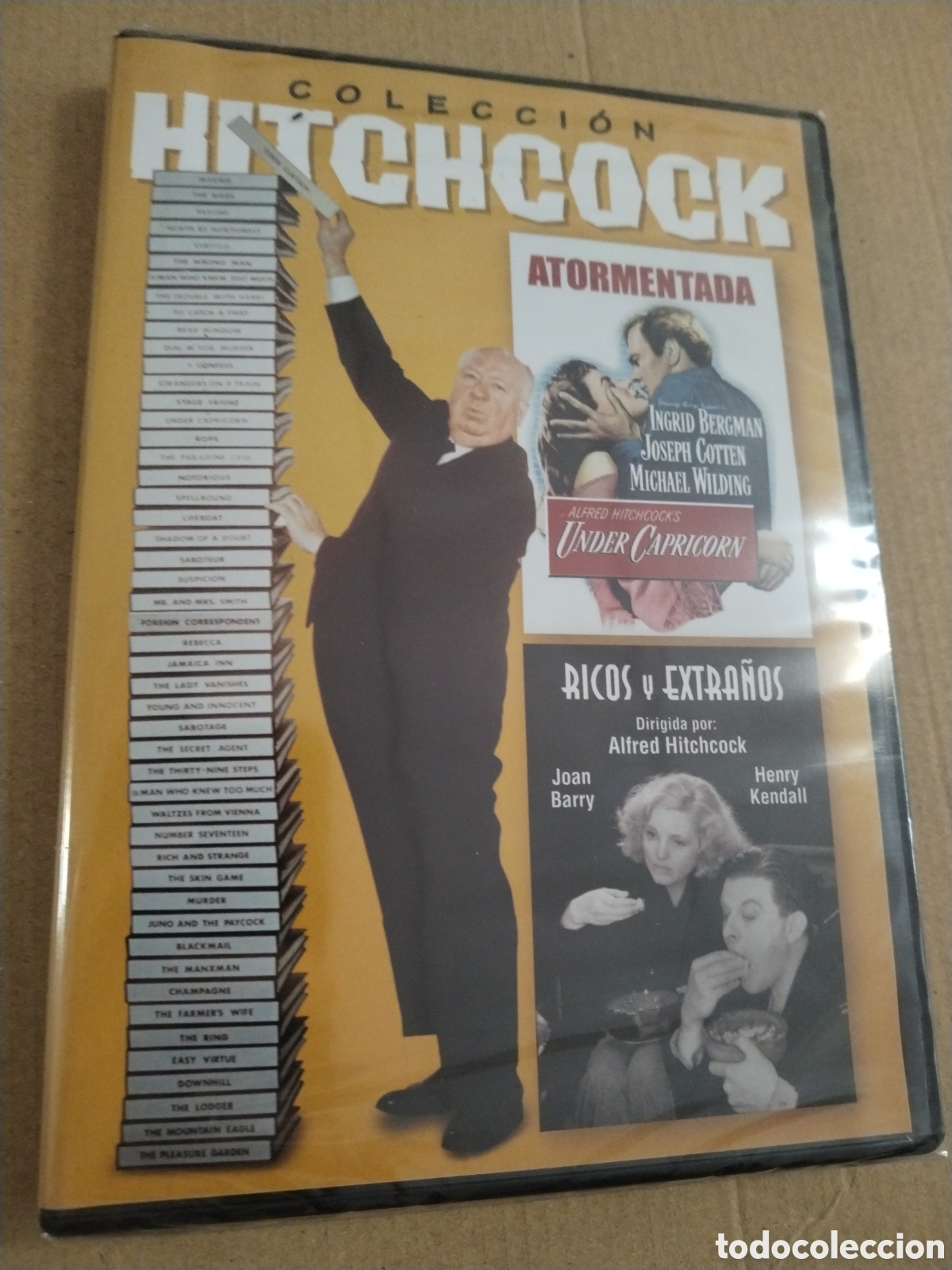 Cinema: Colecci&oacute;n Hitchcock. Atormentada. Ricos y Extra&ntilde;os. DVD. Precintado