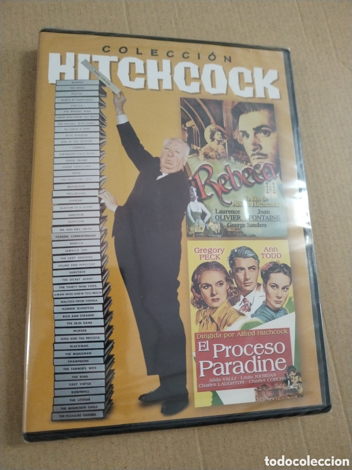 Cinema: Colecci&oacute;n Hitchcock. Rebeca. El Proceso Paradine. DVD. Precintado