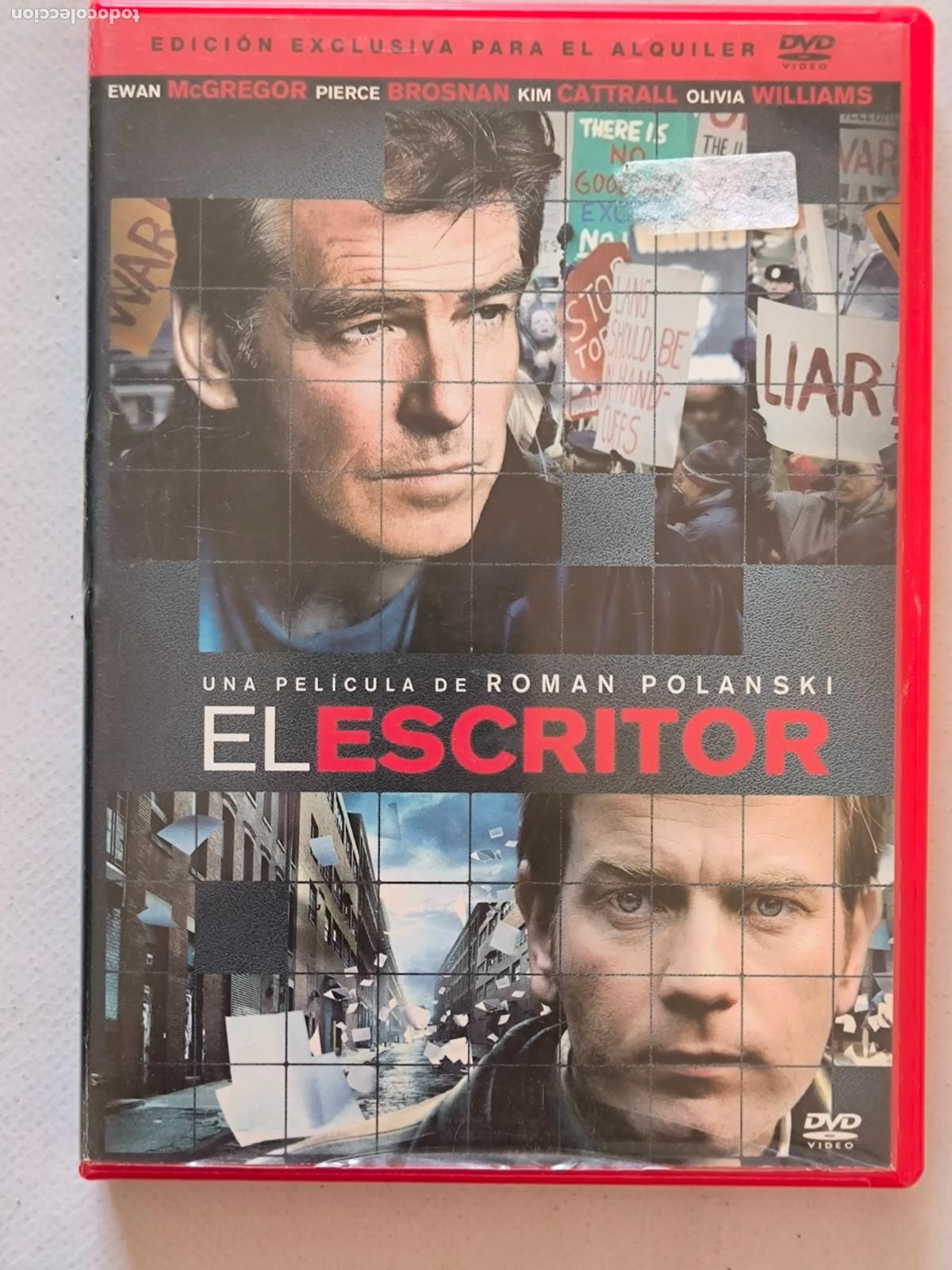 Kino: DVD EL ESCRITOR - EDICION DE ALQUILER - ROMAN POLANSKI (030)