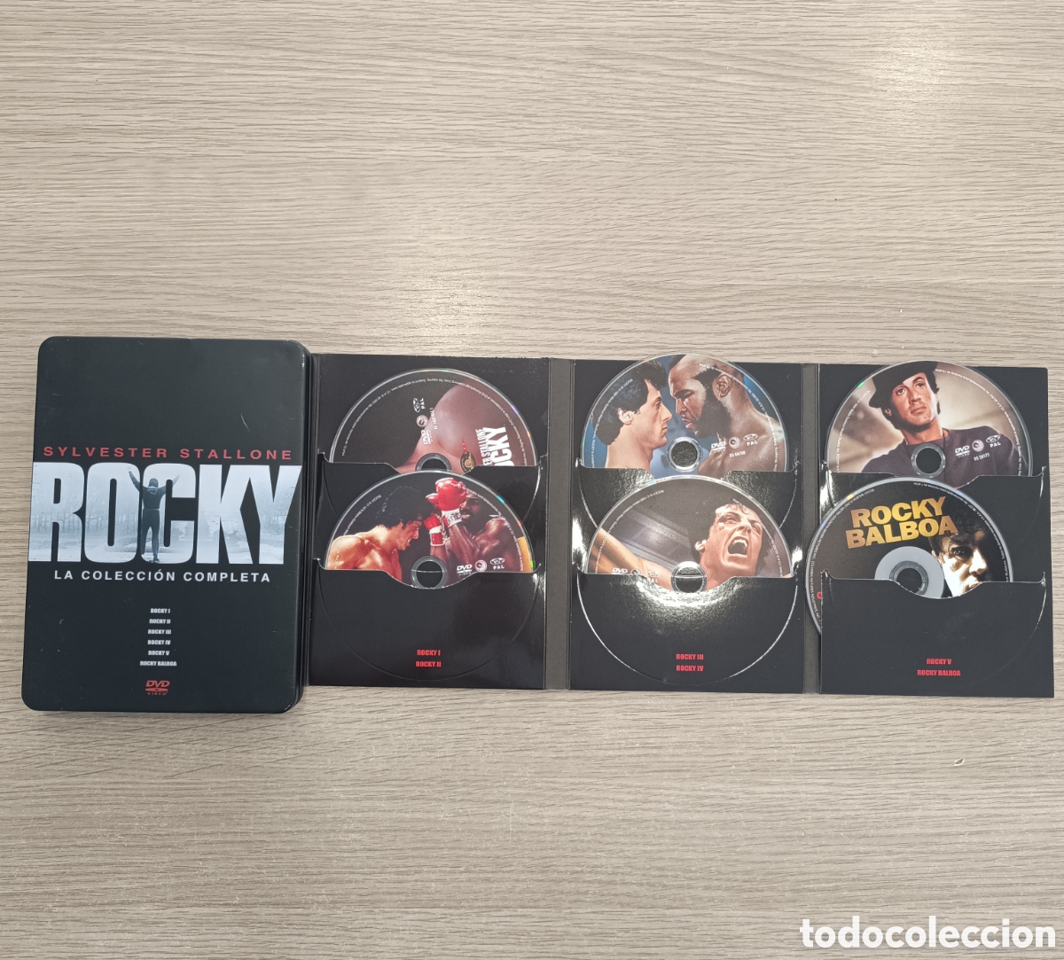Cine: Colecci&oacute;n completa en DVD de Rocky