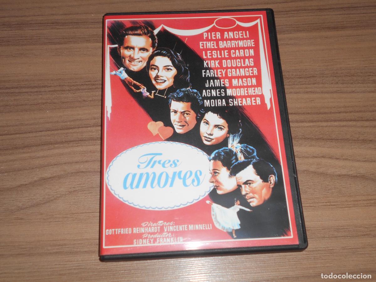 Cine: TRES AMORES DVD Kirk Douglas JAMES MASON Leslie Caron COMO NUEVA